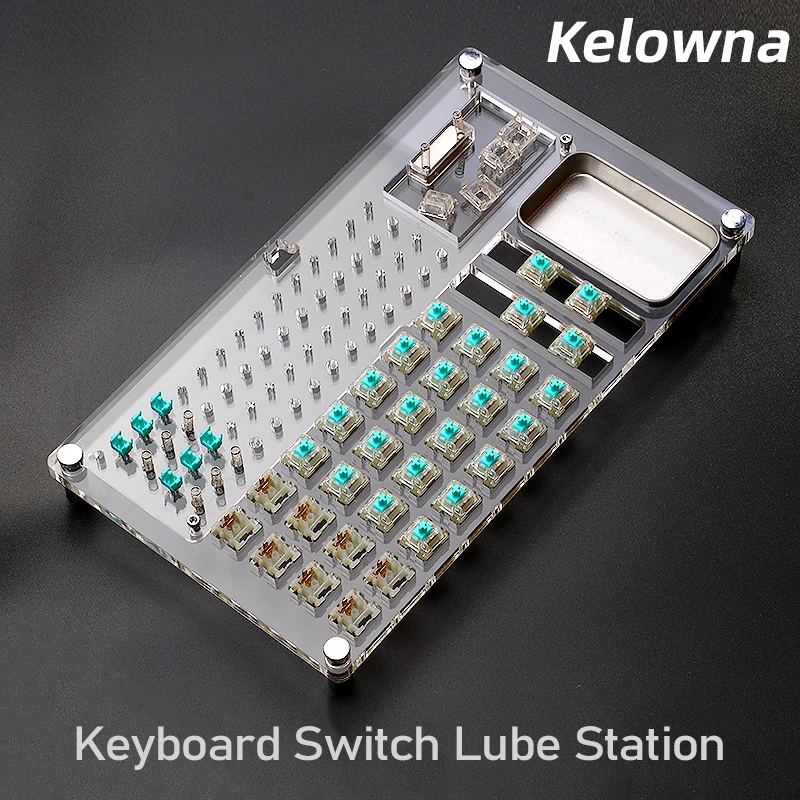 Kelowna Comuta Interruptores de Teclado Estação Lube Lubrificar Interruptor de Placa Lubrificante Bancada Interruptor Plataforma Lubrificante Testador