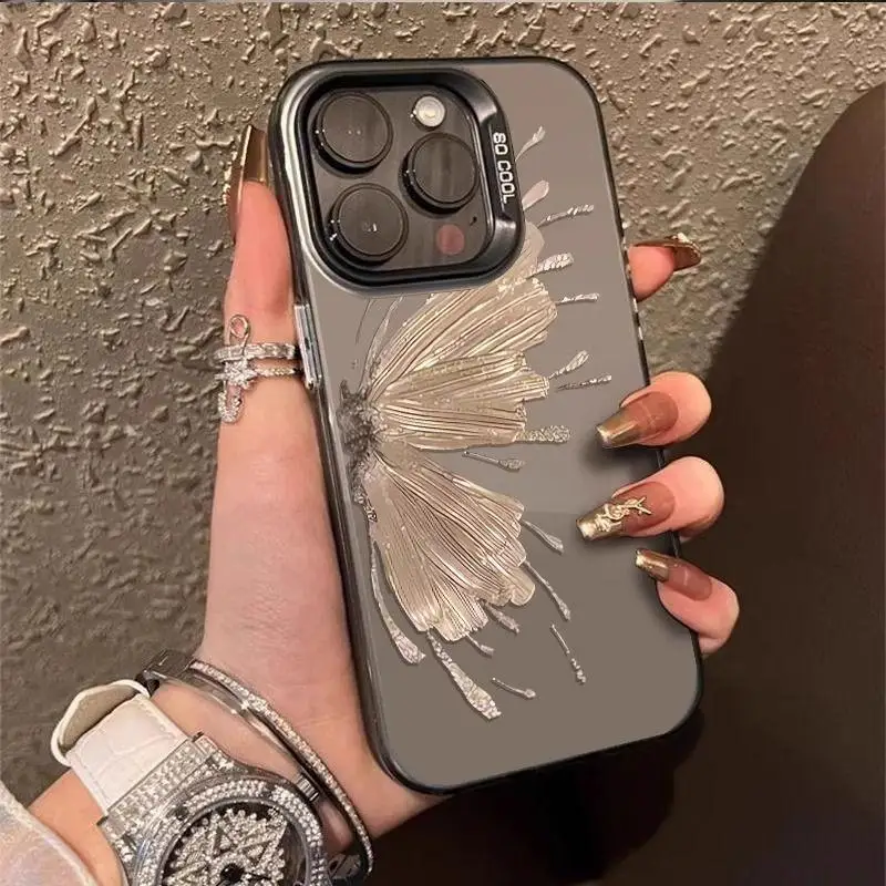 Butterfly Laser Design Cellphone Case with IMD Technology