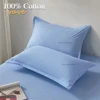 Bed Flat Sheet for Double Bed Plain Solid Color Top Sheets Single/Queen/King Flat Bedsheets Soft Home Bed Linen Sheets 90x200cm 4
