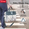 INSULAR Mommy Bags Lady's Single Shoulder Crossbody Baby Diaper Packages Maternity Travelling Packs Multi-functional Waterproof 1