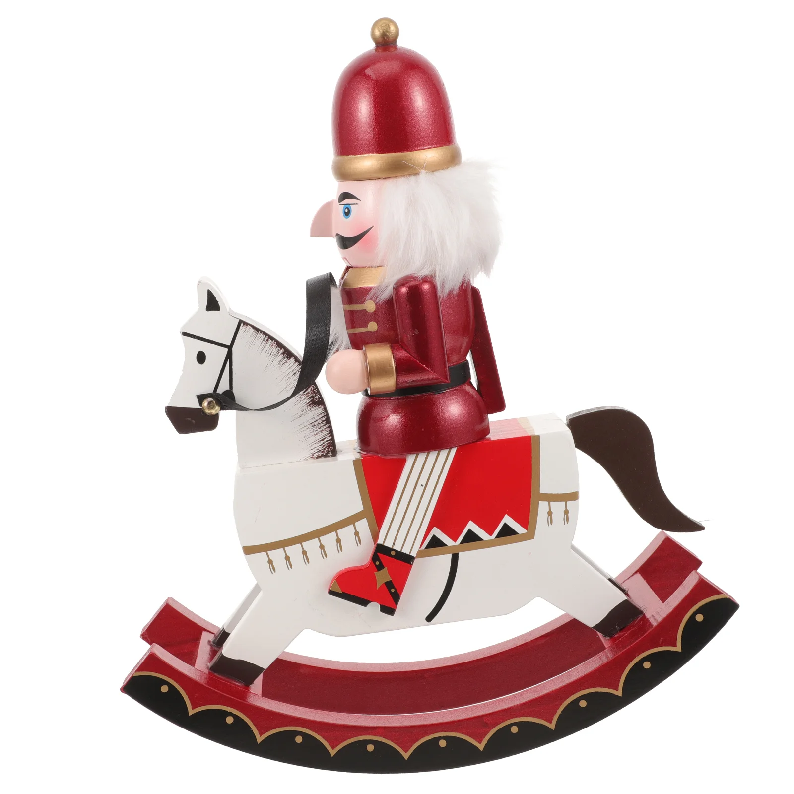 

Wooden Nutcracker Festive Christmas Nutcracker Craft Wooden Horse Nutcracker Soldier Christmas Decorations