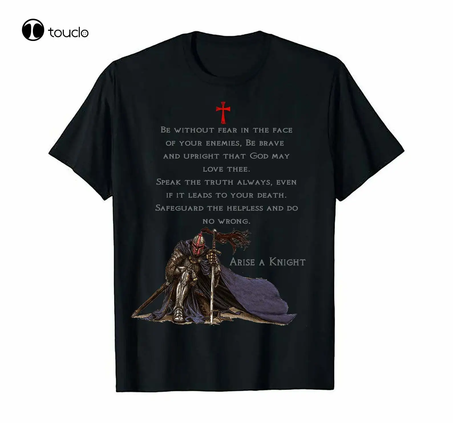 

Knights Templar Christian Warrior In Hoc Signo Vinces Religious T-Shirt. Summer Cotton O-Neck Short Sleeve Mens T Shirt New