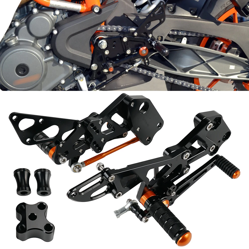 

Подножки для KTM RC125 RC200 RC390 2014 2015 2016 2017 2018 2019 2020