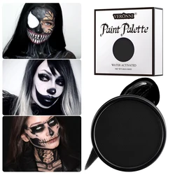 Vibrant Non - Toxic Water - Based Body Paint, Easy Wash - Off for Creative Face & Skin Art, Safe for All Ages (Black)
