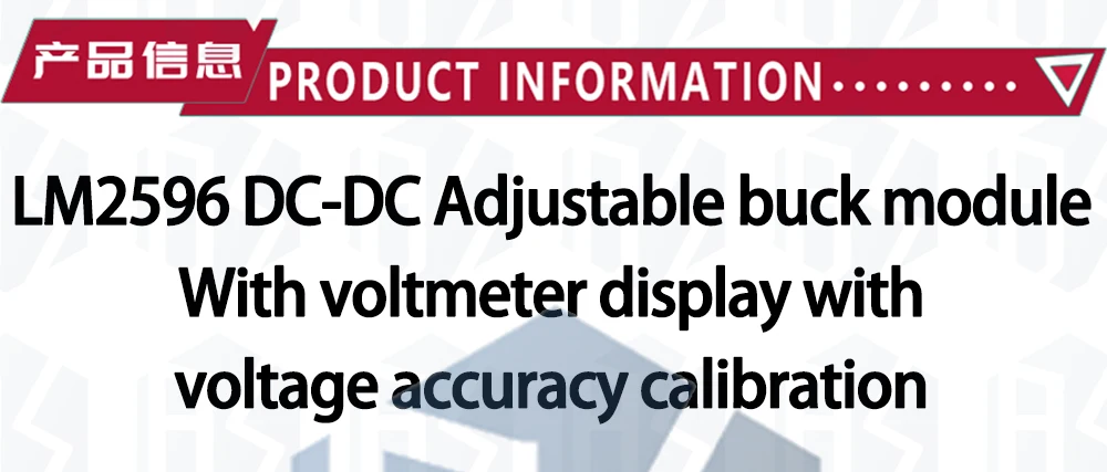 1~5PCS EGBO LM2596 LM2596S Leistungsmodul + LED-Voltmeter DC-DC Einstellbares Step-Down-Stromversorgungsmodul mit Digitalanzeige – Detail 14