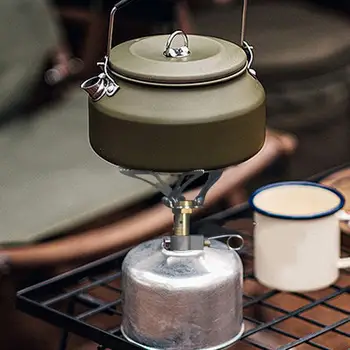 Small Camp Stove Foldable Camping Backpacking Stove Portable Stove Camping Backpacking Stove Camp Cooking Gear Outdoor Cookware 4