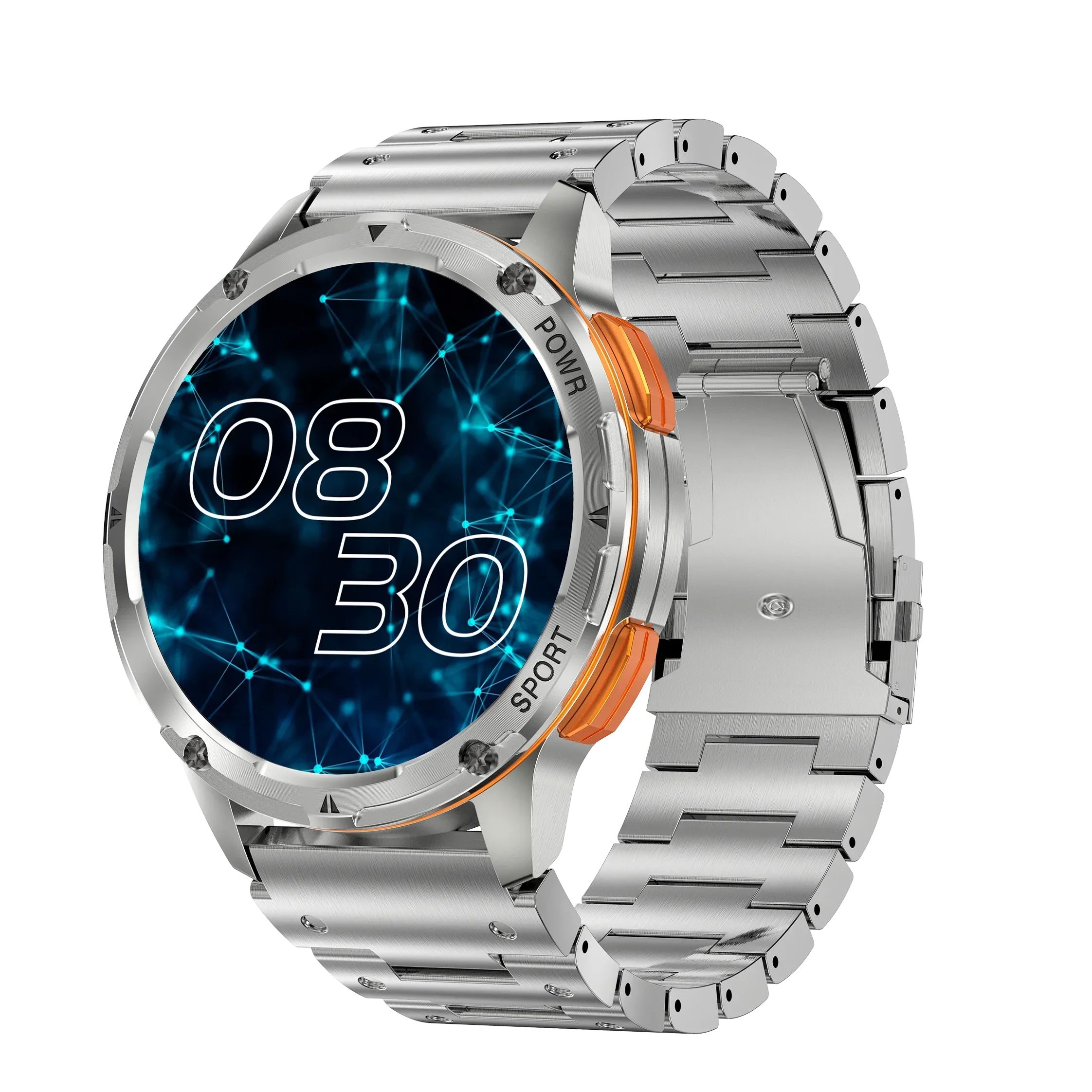 �м� amoled ����Ʈ �ð� AK59 ���Ÿ� BT ��ȭ 400mah ���� ���͸� ���� �ݼ� ��Ʈ�� ���� �ð� ������ AK59 smartwatch