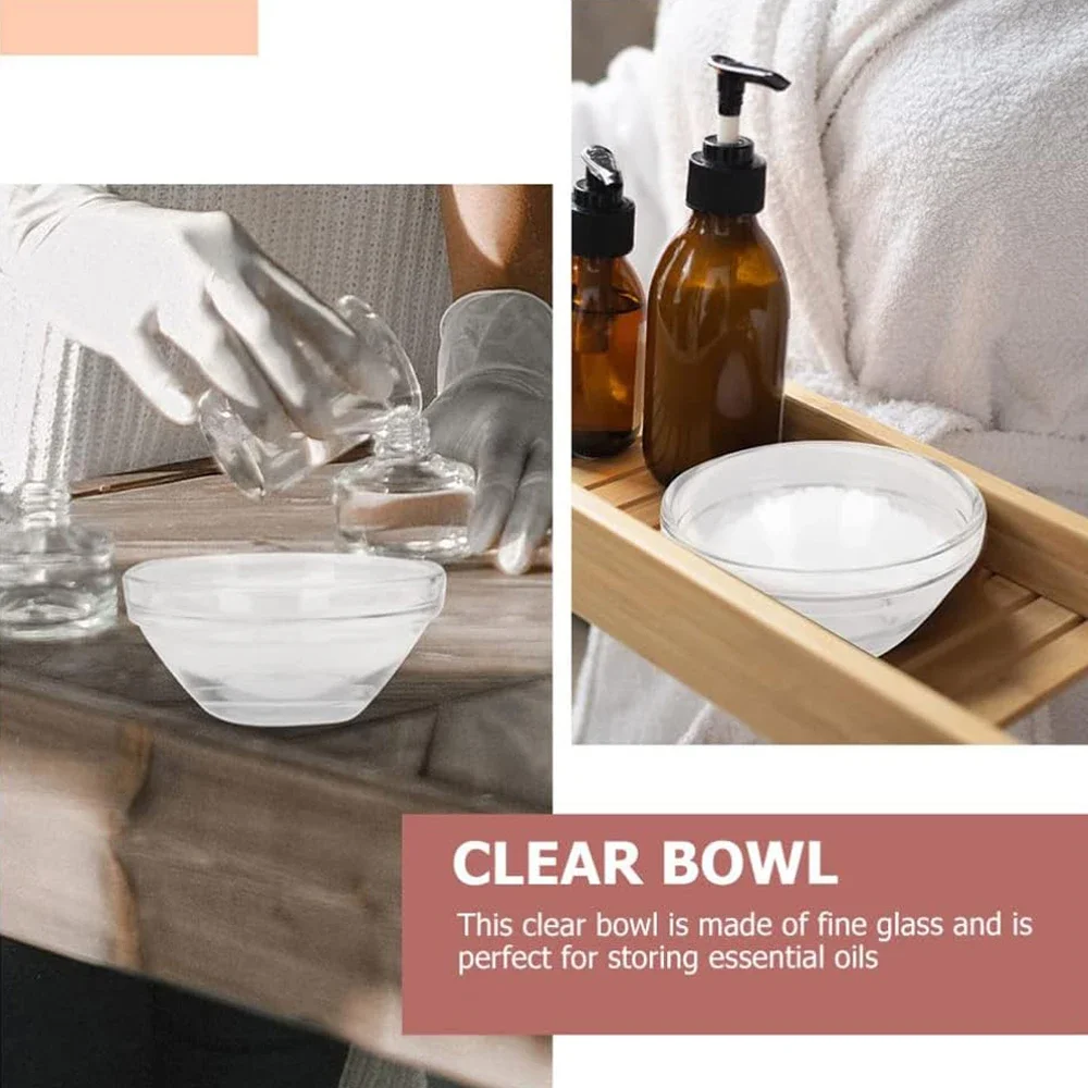 Beauty Mixing Bowl Acrylic DIY Stirring 1/3/5pcs Cosmetic Tool Home Salon Spa Face Skin Applicator