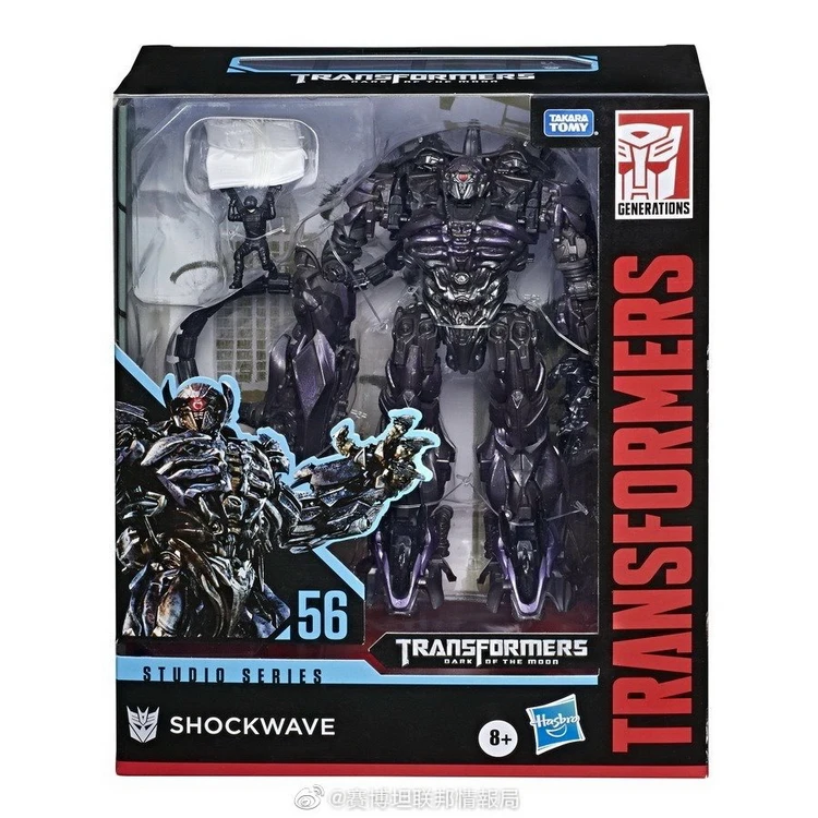 

Hasbro Transformers Leader Class Studio Series SS56 Shockwave Action Figure Deformation Robot Transformation Model Toys 22cm