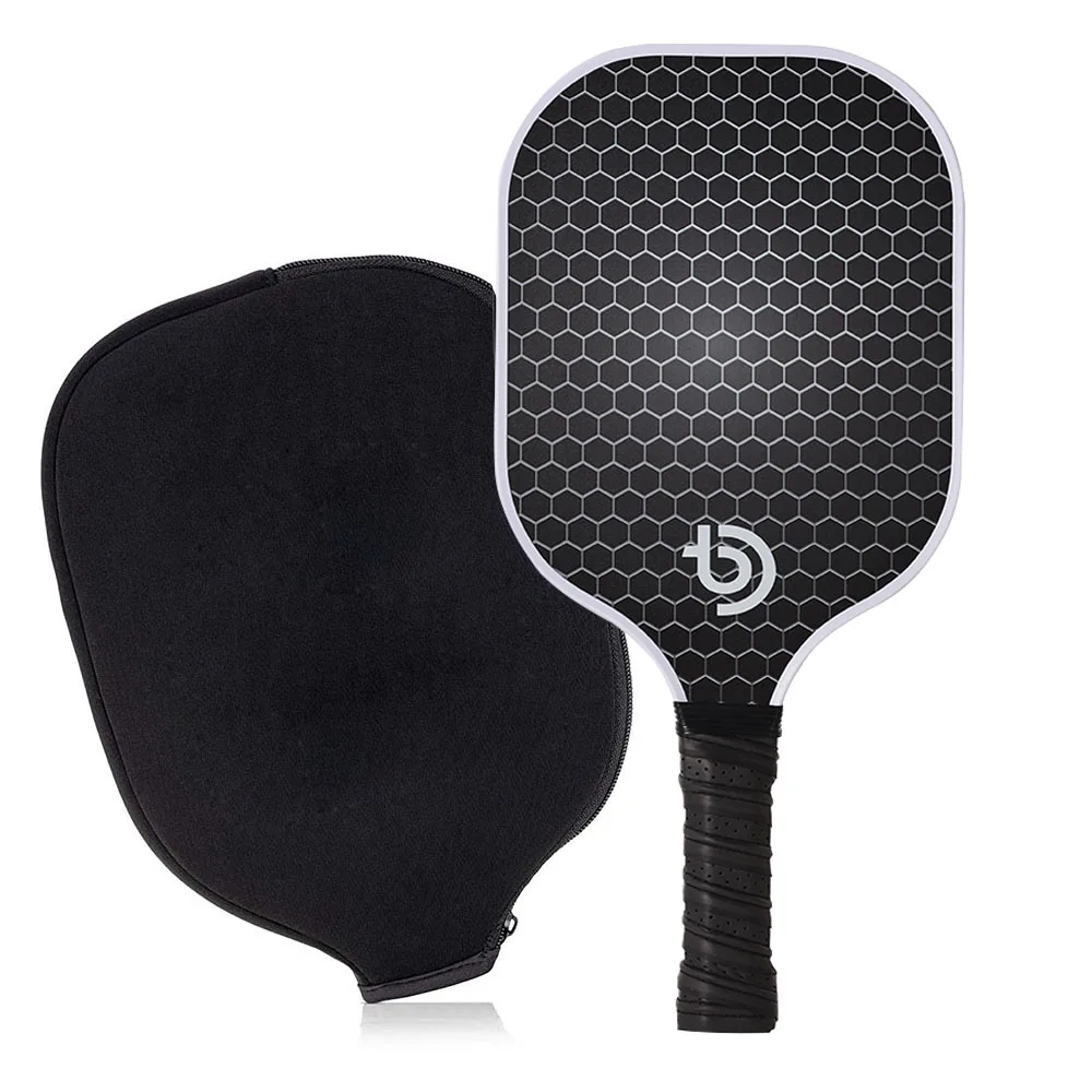 Pickleball Paddles Set of 2 with Non-Slip Grip and Balls Bag