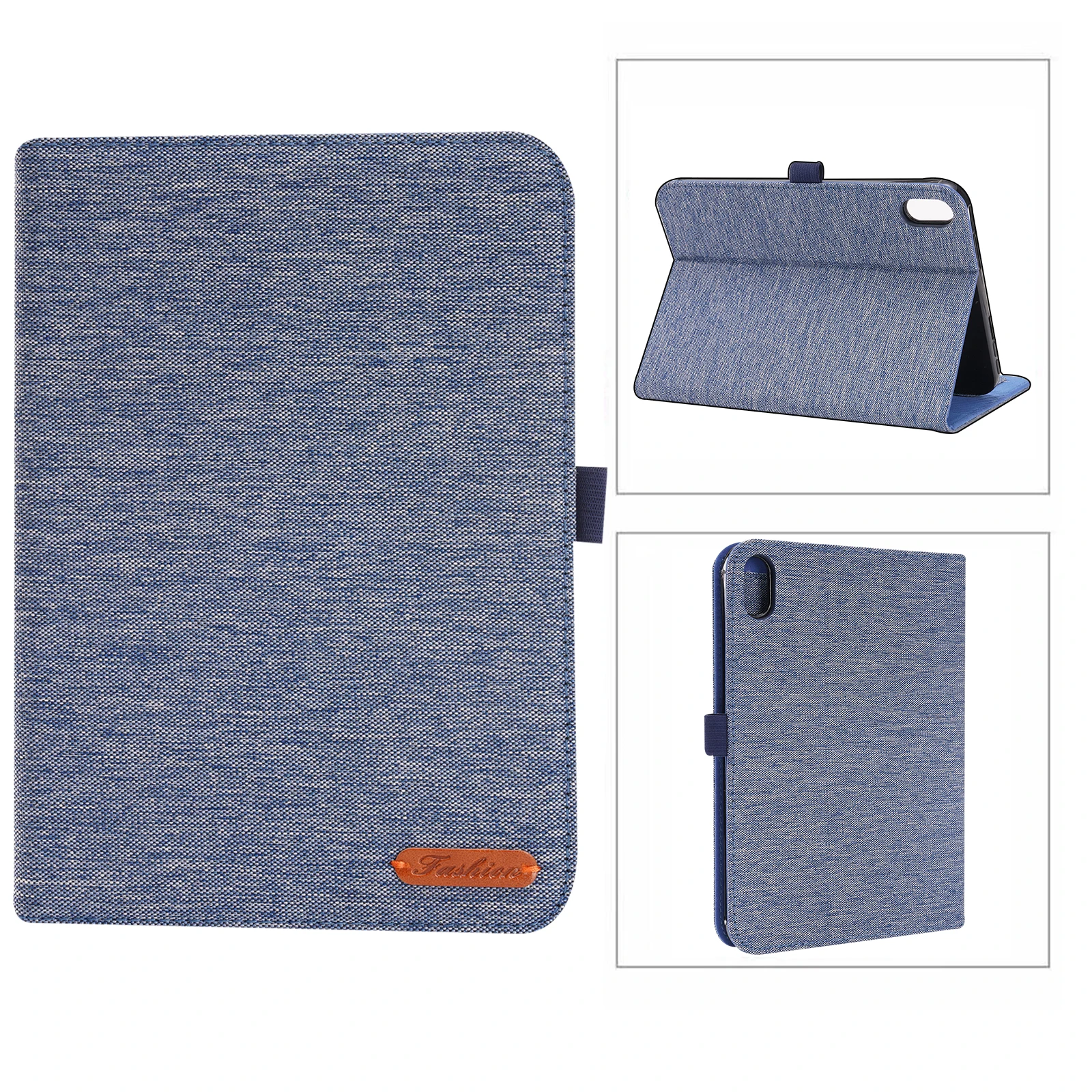 Cowboy Themed Universal Tablet Case with TPU Back, Stand, and Card Pocket