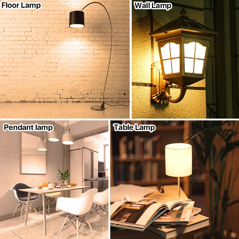 소형 에디슨 나사 전구, LED 전구 50W, G45 E14, 5W, 220-240V, 560Lm, 따뜻한 흰색, 2700K, 디밍 불가 6 팩