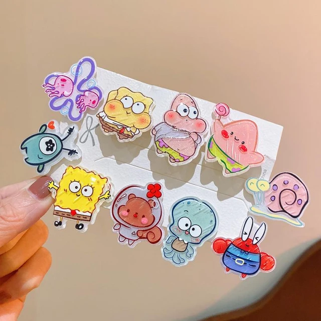 Personagens Anime Brinquedos Boneca, Figura Periférica, Bob Esponja Calça  Quadrada, Patrick Estrela, Lula Molusco Tentáculos, Modelo Festa do Pijama,  Presente Bonito - AliExpress