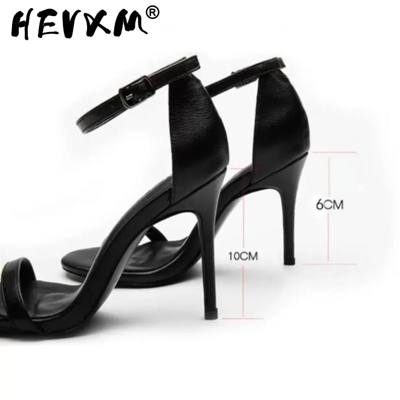 

HOT Ankle Strap Heels Women Sandals Summer Shoes Open Toe Chunky High Party Dress Black Sandals Sexy Black Luxury Gladiator