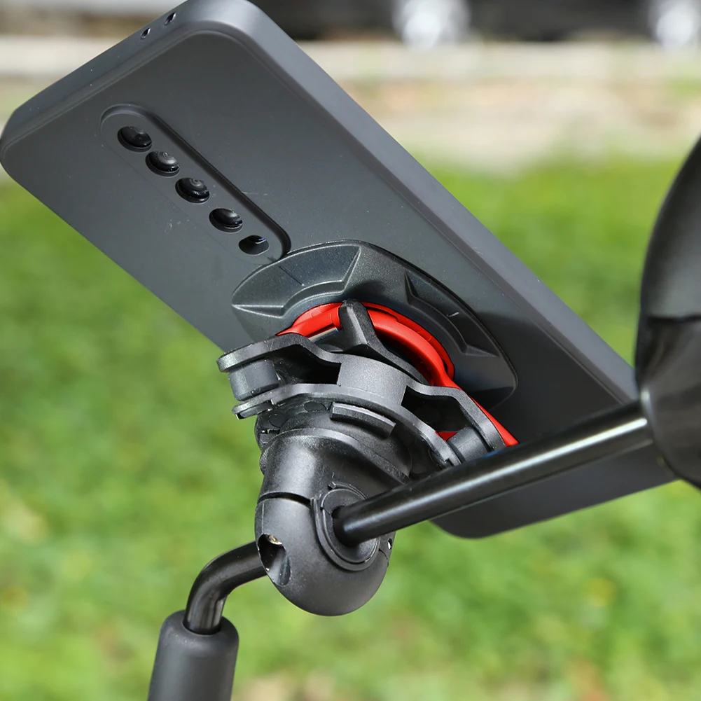 Universal Motorcycle Phone Holder - 360 Rotatable Bike Bracket with Quick Release