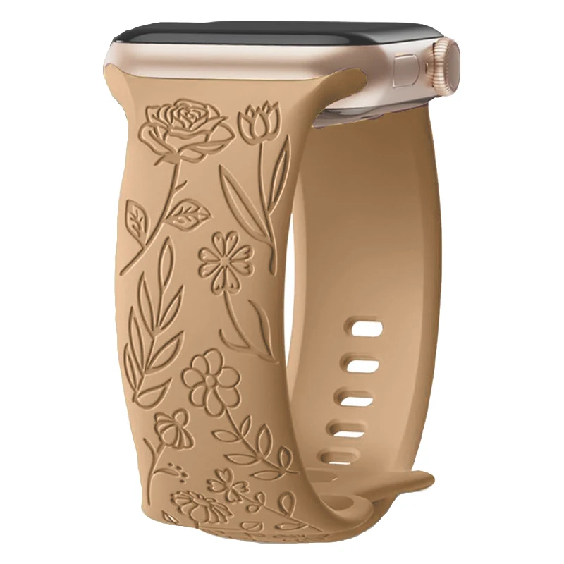 Engraved Silicone Strap