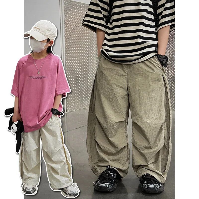 

Boys Pants Mosquito Repellent Pants for Children Thin Korean Breathable Summer Children Loose Casual Pants Boy Clothes