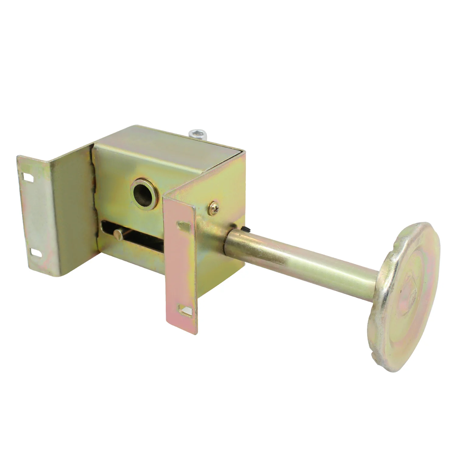 1pc Aperture 14mm manual worm gear actuator for air volume/galvanized air volume control valve stainless steel galvanized handle