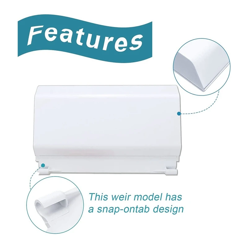 Pool Skimmer Door Weir Baffle S-20 Skimmer Assembly Parts Accessories For Pentair 85001500 2