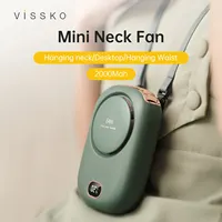 New Mini Portable Fan Portable Rechargeable Bladeless Turbo Ultea Quiet Student Hand Held Fan Outdoor Spotes Travel 1