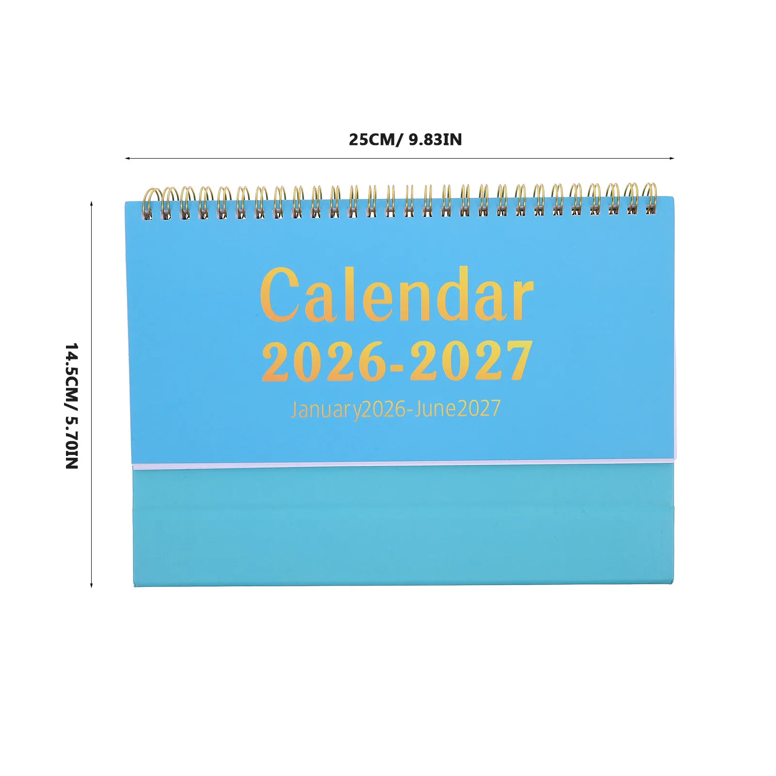 2026-2027 데스크 캘린더 플립 스탠딩 데스크탑 플래너 월간 귀여운 데스크탑 장식 사무실 교사 용품 캘린더 용지