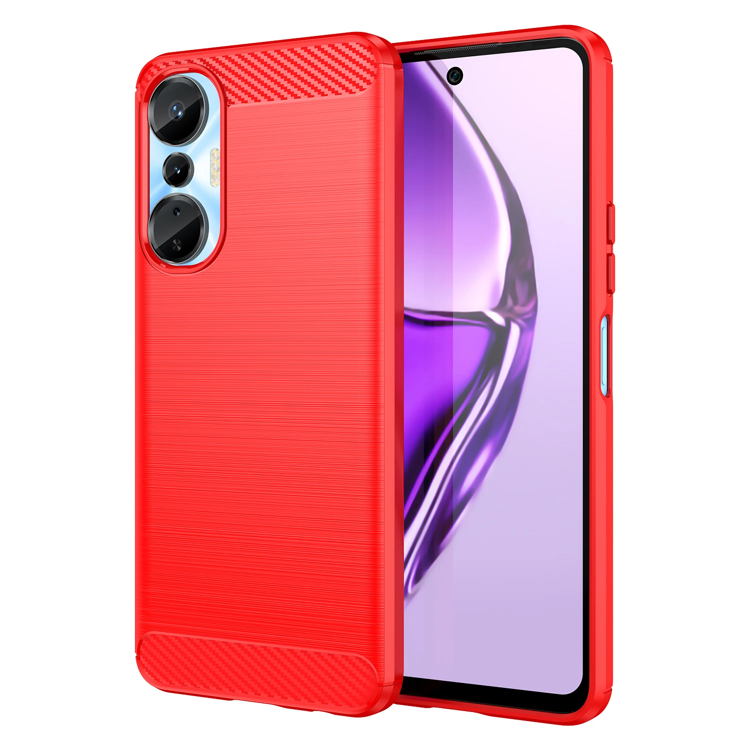 

Anti Shock Back Cover for infinix hot 20s Shockproof Carbon Fiber Case For Infinix Hot20s Silicone Phone Cases