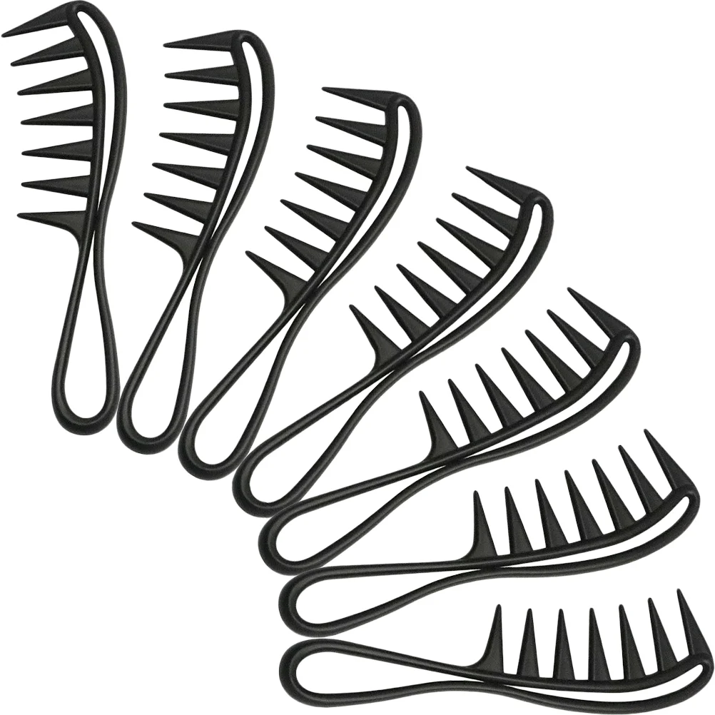 

6 Pcs Comb for Curly Hair Combs Women Hairstyling Hairdressing Curling Hairstyle Tool Miss