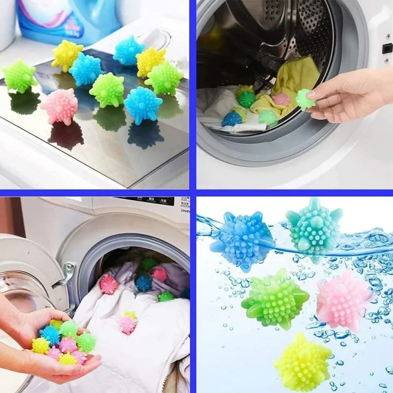 Anti-Tangle Hair Lint Remover Washing Machine Cleaning Ball 5Pc laundry ball