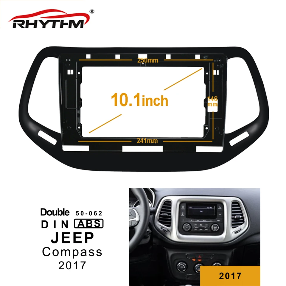 

Автомобильная панель для JEEP Compass 10,1, 2017 дюйма, 2DIN