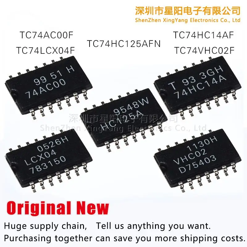 

Новинка TC74HC14AF TC74AC00F TC74VHC02F TC74LCX04F TC74HC125AFN
