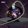 CVJ Night Elf Dual-Channel 3 Dynamic Driver In-Ear Wired HIFI Headphones High-Quality Earbuds with Microphone 3.5mm 3