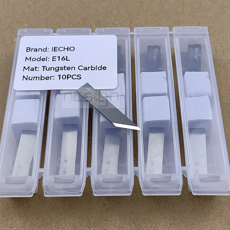 

E16LC E16L Z16L IECHO Tungsten Steel Vibrating Knife Blade For iECHO Cutting Machine Cut Carton Leather Foma EVA PU