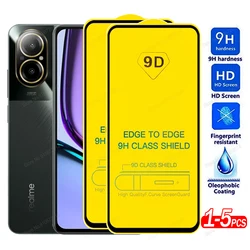 Premium 9D Full Cover Tempered Glass Screen Protectors (1 - 5 Pack) for 3pcs 9D Glass (C51 (6.74inch))