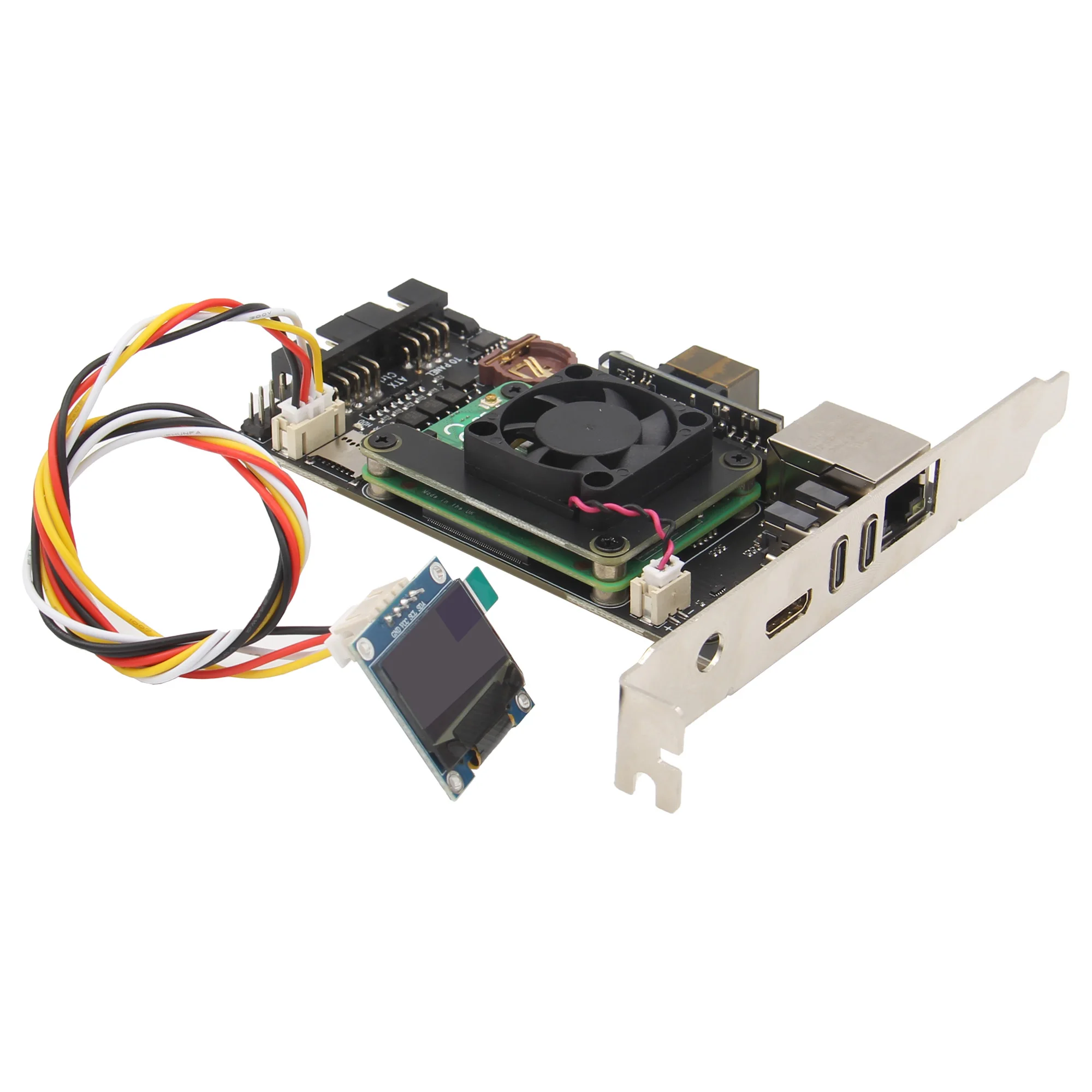 Geekworm X651 V1.0 Raspberry Pi ��ǻ�� ��� 4(CM4) PCIe ������ ���� �ҽ� KVM Over IP ŰƮ