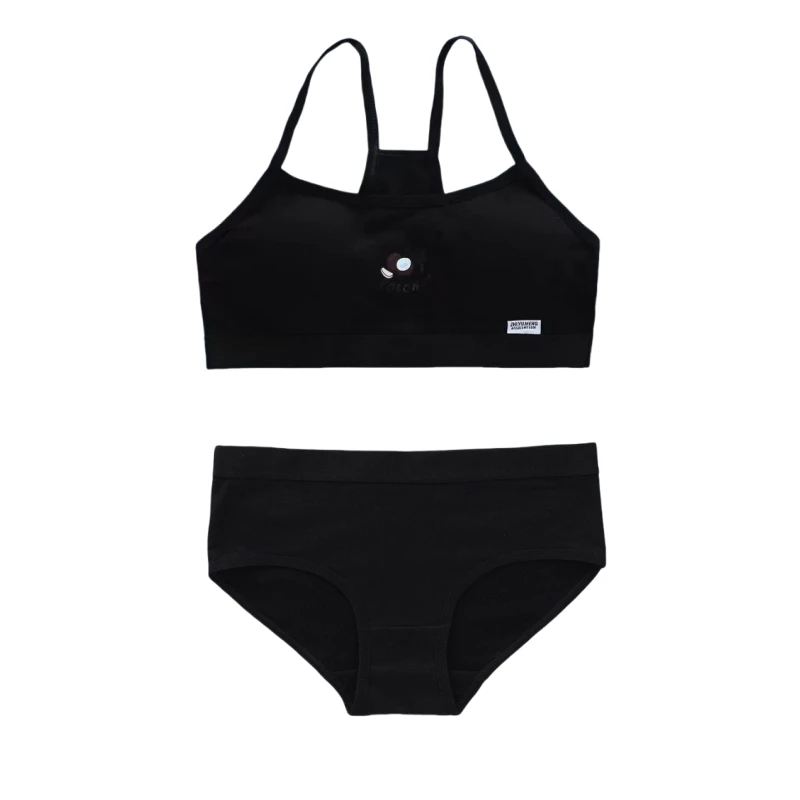 Teenage Clothes Sets Teenager Sport Underwear Training Bra For Girls Teen Bra And Panties Sets 8-14Y