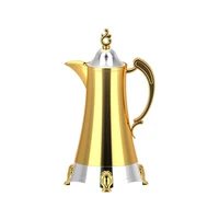 Bouteille d'Eau Chaude Classique Arabe de Longue Durée, en Plastique, Portable, avec Revêtement en Verre, pour Hôtel, Bureau 3