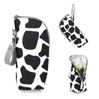 Outdoor Baby Milk Water Bottle Warmer Bag Infant Feeding Bottle Protective Cover Insulation Portable Stroller Hanging Warmer bag 2
