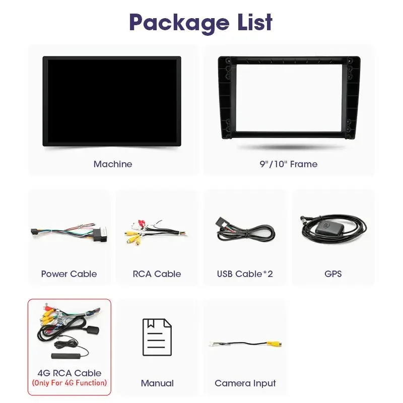 13.3인치 2Din 안드로이드 카 스테레오 GPS 네비게이션 멀티미디어 플레이어 360도 회전 화면 터치, 후방 카메라 포함