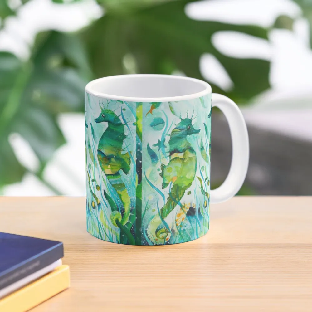 

Seahorses Coffee Mug Glass Cups Mixer Tourist Pottery Cups Mug