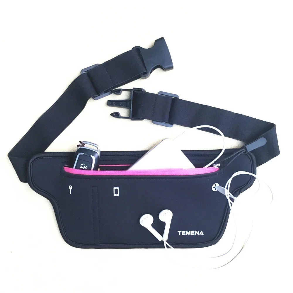 Ultralight Running Waist Bag Men Women Running Belt Zipper Casual Fanny Pack Mobile Phone Holder For Sports Gym Fitness Jogging 2