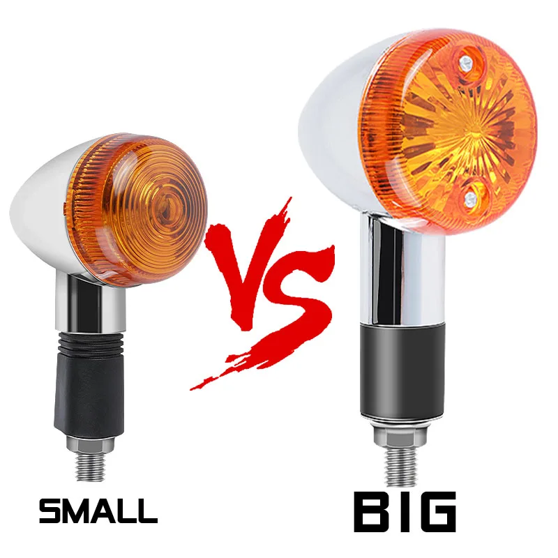 JMTBNO Mini Bullet LED Turn Signal Lights For Kawasaki Vulcan 500 750 900 1500 2000