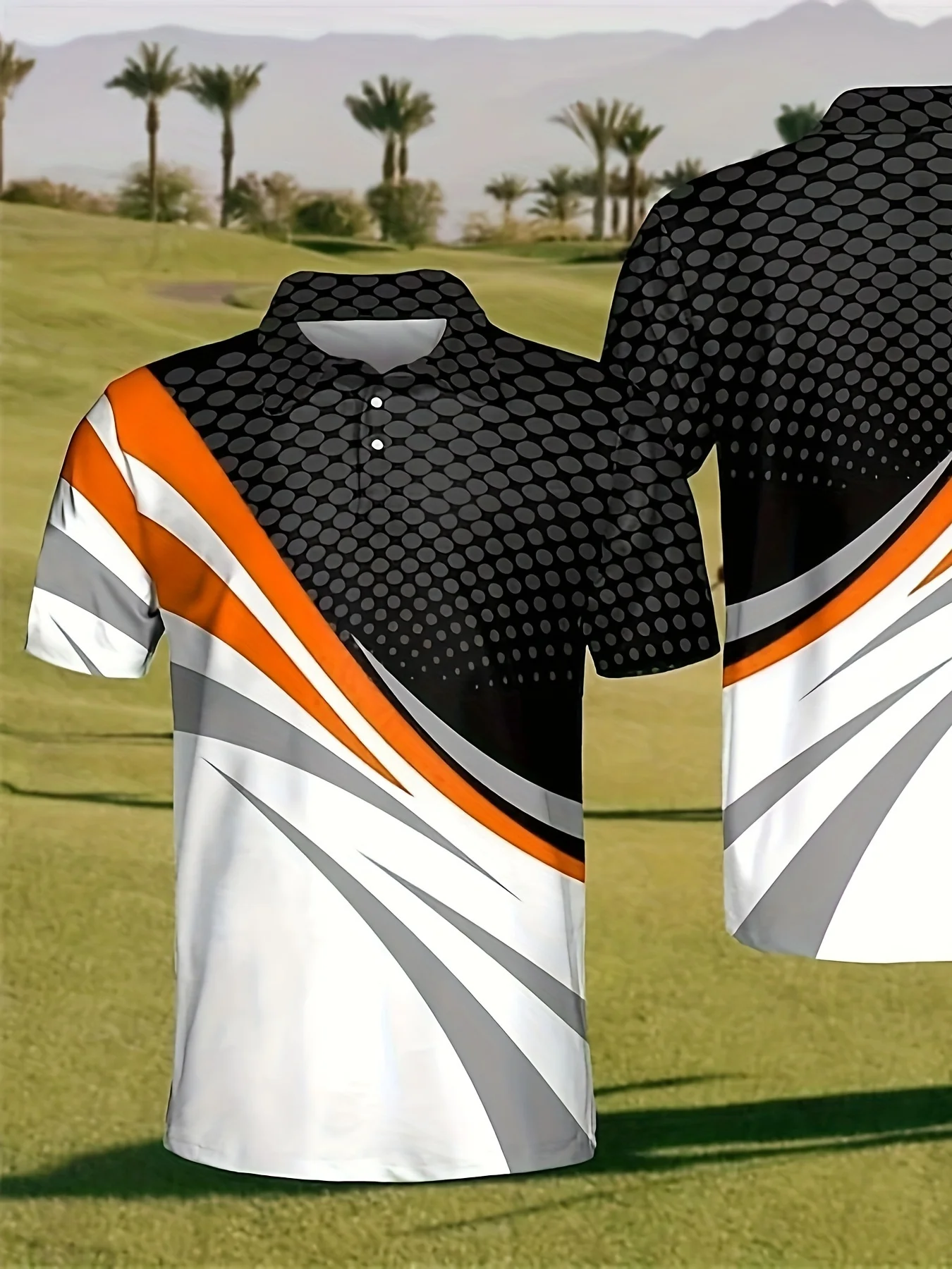 Summer T Shirts for Men 2024 Short Sleeve Men's Clothing Collar 3D Printing Plain Shirt Striped Polo Tees Fashion Pullover Tops 18 Sf0c024fb92e24108a1ab5e1458ee373a5