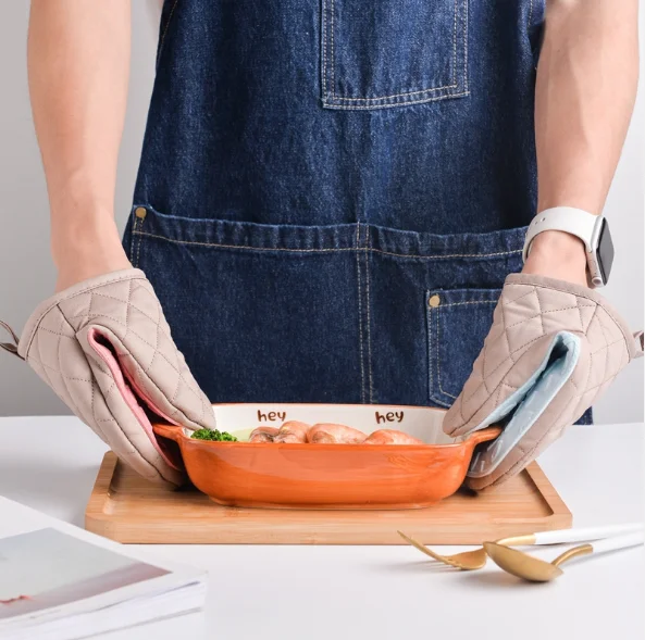 1PC Silicone Anti-scalding Oven Gloves Mitts Potholder Kitchen Silicone Gloves Tray Dish Bowl Holder Oven Handschoen Hand Clip,silicone oven mitts,kitchen gloves,silicone oven gloves