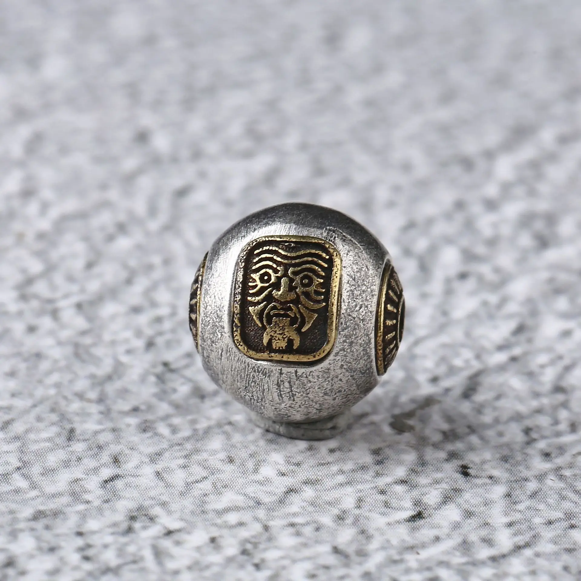 

DIY S925 Silver Zakilum Beads Truth Bead Vintage Beads Charms for Men Bracelet Jewelry Pendants Making 1pcs