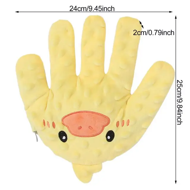 Baby Soothing Palm Soft Filling Security Sense Baby Hand Pillow for Soothing Sleep Growth Companion Toddler Slapping Pillows As 5