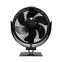 Efficient Heat Distribution Fan 6Blade Heat Powered Stove Fan Cover Stay Warm Quiet Operation No Electricity Drop Shipping