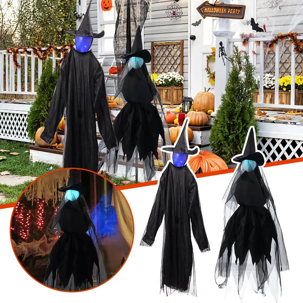 

Хэллоуин, искусственные ведьмы, призрачные украшения, наружный каркас, реквизит, большие руки, страшные ведьмы, фотография, L7I4