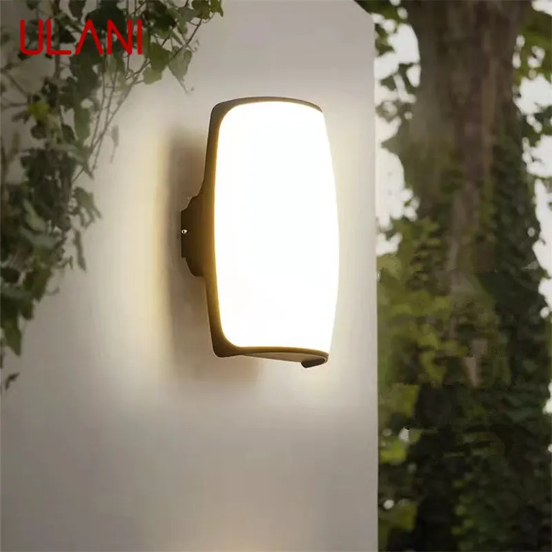 

ULANI Modern Vintage Wall Lamp Simple Creative LED Exterior Sconces Outdoor Waterproof IP65 for Villa Garden Balcony Corridor