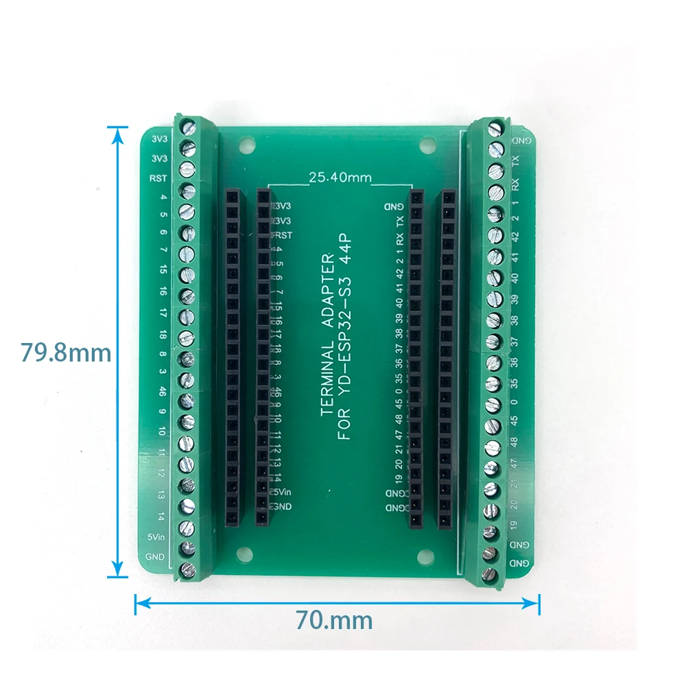 ตัวเลือกสินค้า โมดูล ESP32-S3 พินขยาย 44 พิน Wi-Fi Bluetooth