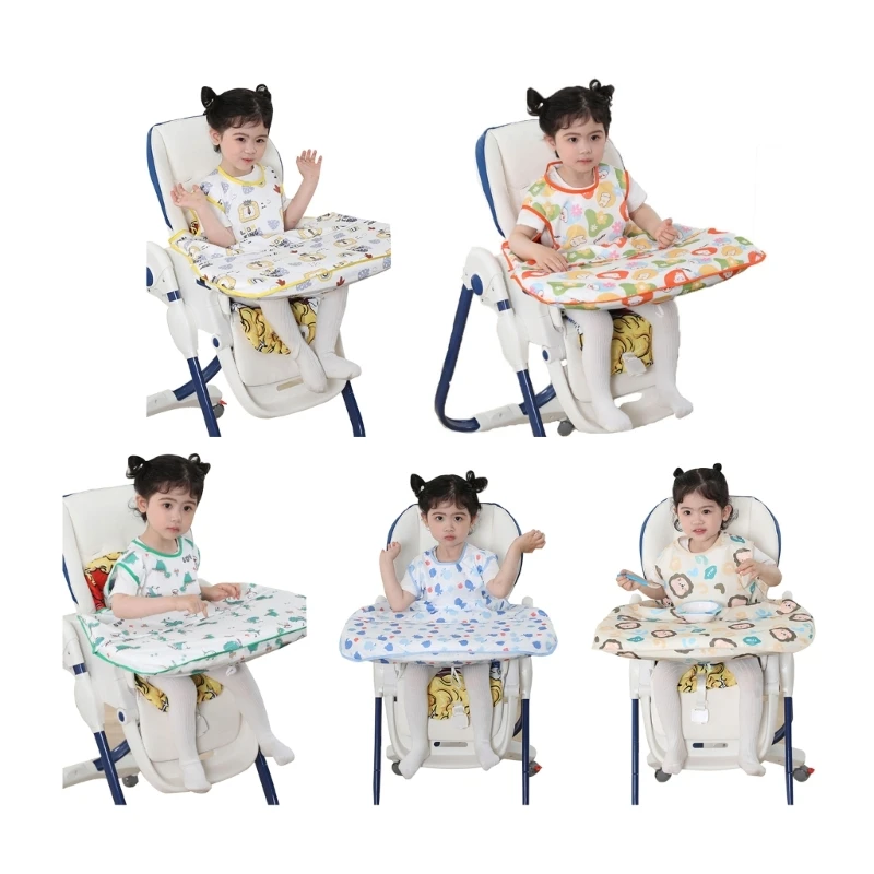 

Baby Dining Chair Gown Waterproof 0-5Y Infant Accessories Sleeveless Baby Bibs